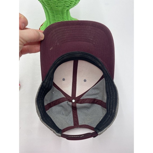 Columbia Hat patch Grey / Maroon Kayaking Sunset Outdoors Adjustable hat - Picture 5 of 5